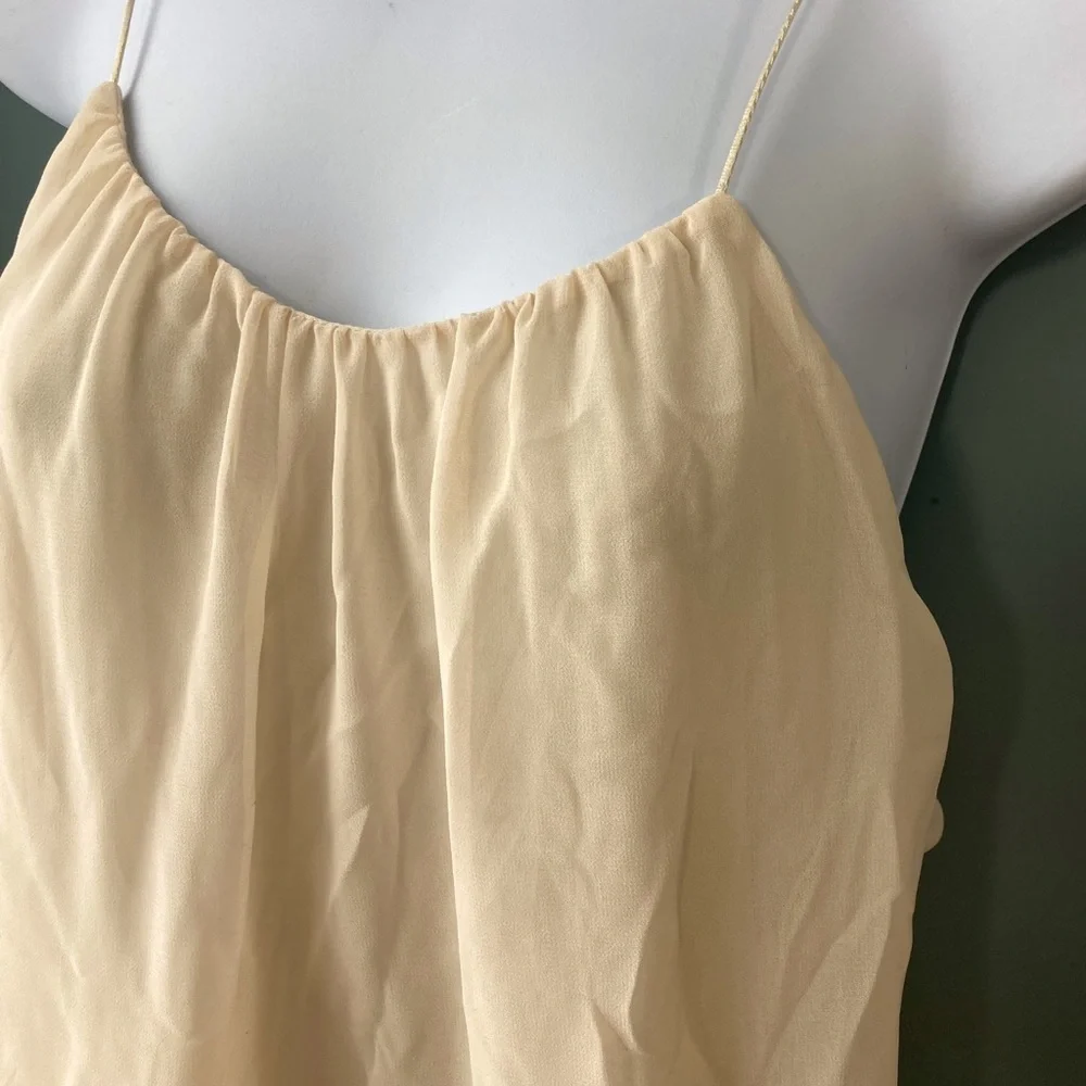 BNWOT Zara spaghetti strap flowy boho blouse - Picture 5 of 7